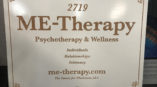 Therapy wooden outdoor sign 