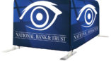 two small ez barrier double sided graphic package for national bank & trust