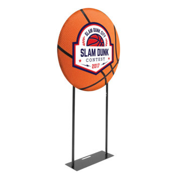 ez extend circle 3 double sided graphic package for slam dunk contest