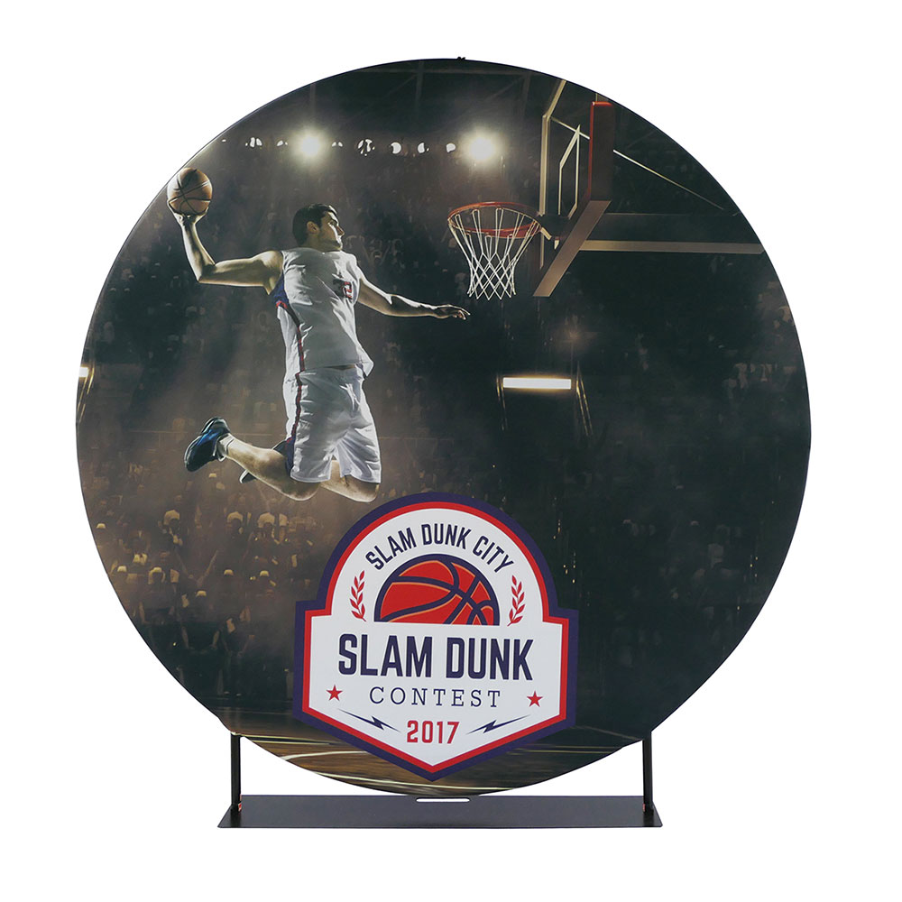 ez extend circle 7 double sided graphic package for slam dunk contest