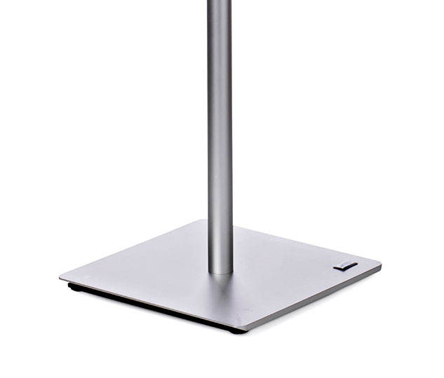 silver expolinc info stand base