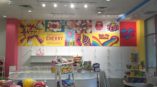 wall mural for candy store