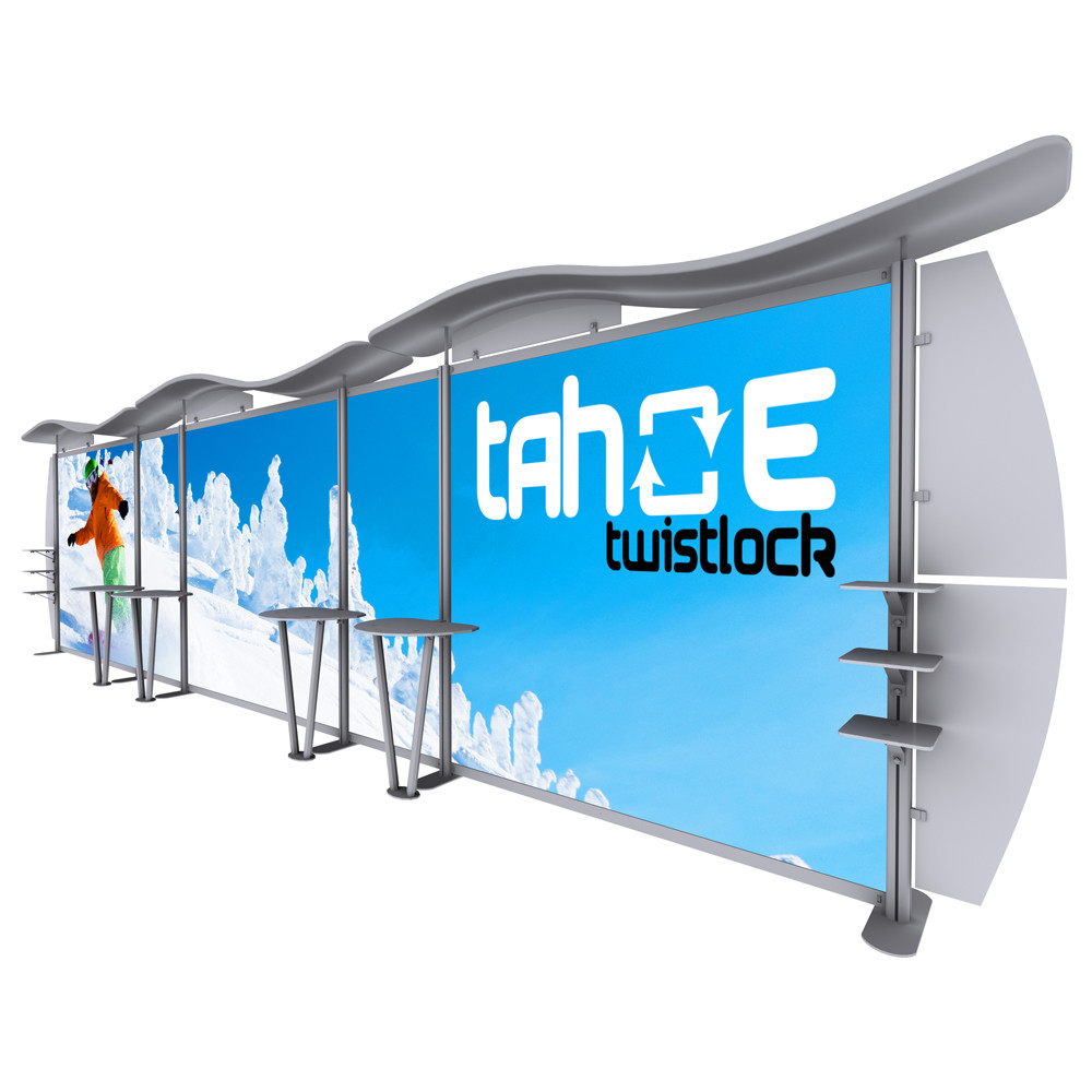 side view of tahoe twistlock 30ft graphic package