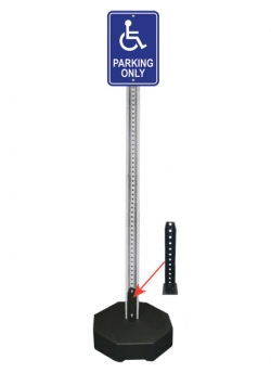 Sign Stands – Rubber Bases and <span>U-Channel Adapter</span>
