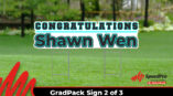 congratulations shawn wen gradpack sign
