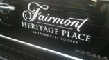 Fairmont Heratige place logo car decal