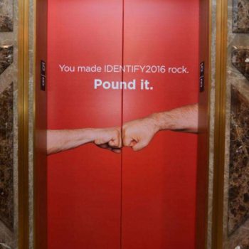 Ping idenity elevator ad