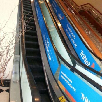 Trinet escalator bottom view