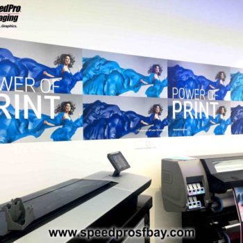 Power of print wall graphic