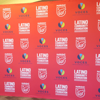 Latino Community Foundation backdrop