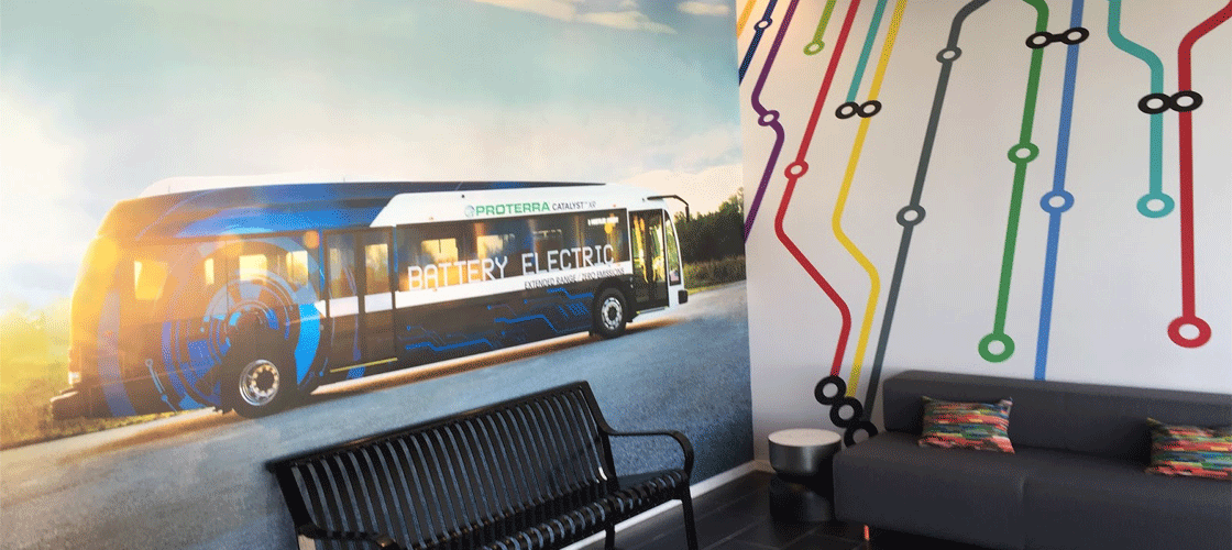 Front lobby Proterra Burlingame