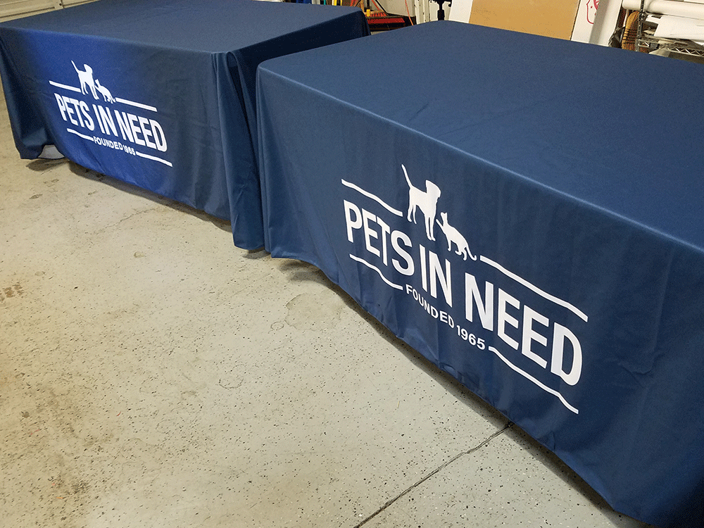 Pets in need table covering