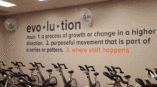 Evolution Cycle wall mural