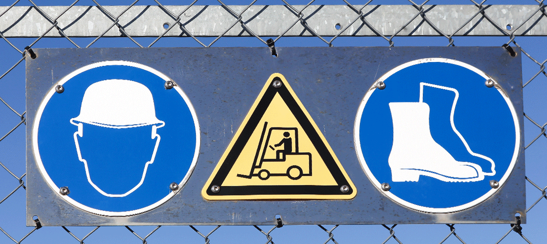 icon-based safety signs