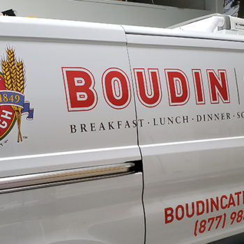 Boudin truck wrap