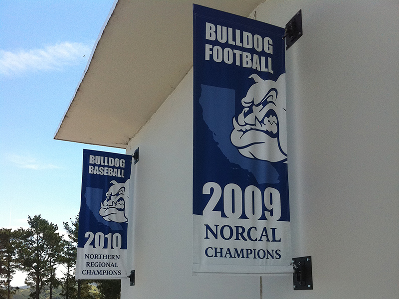 Bulldog Football banners