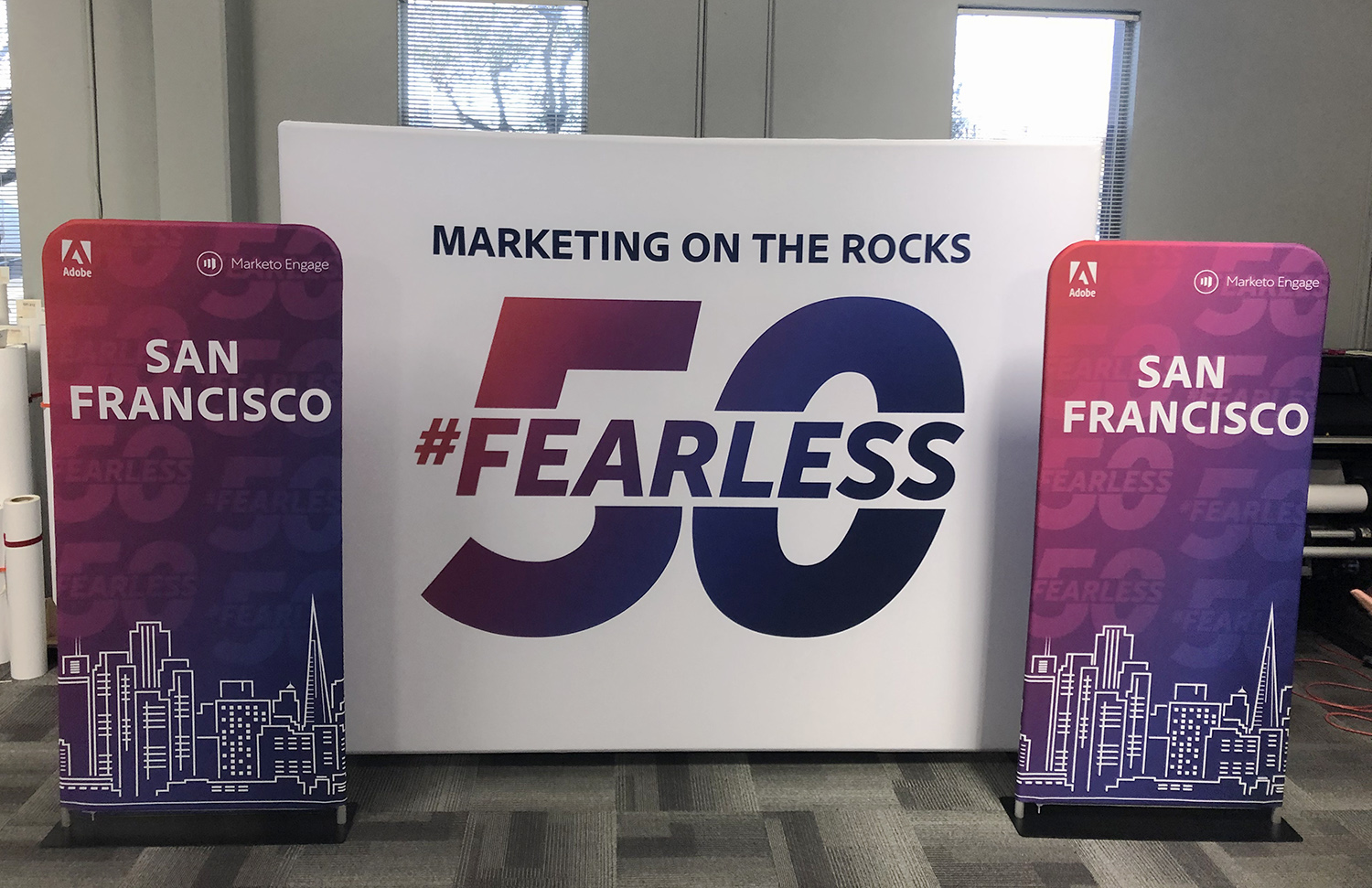 Marketing on the Rocks 50 Fearless advertising display