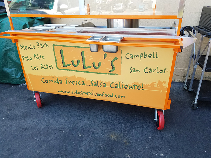 LuLu's food cart wrap