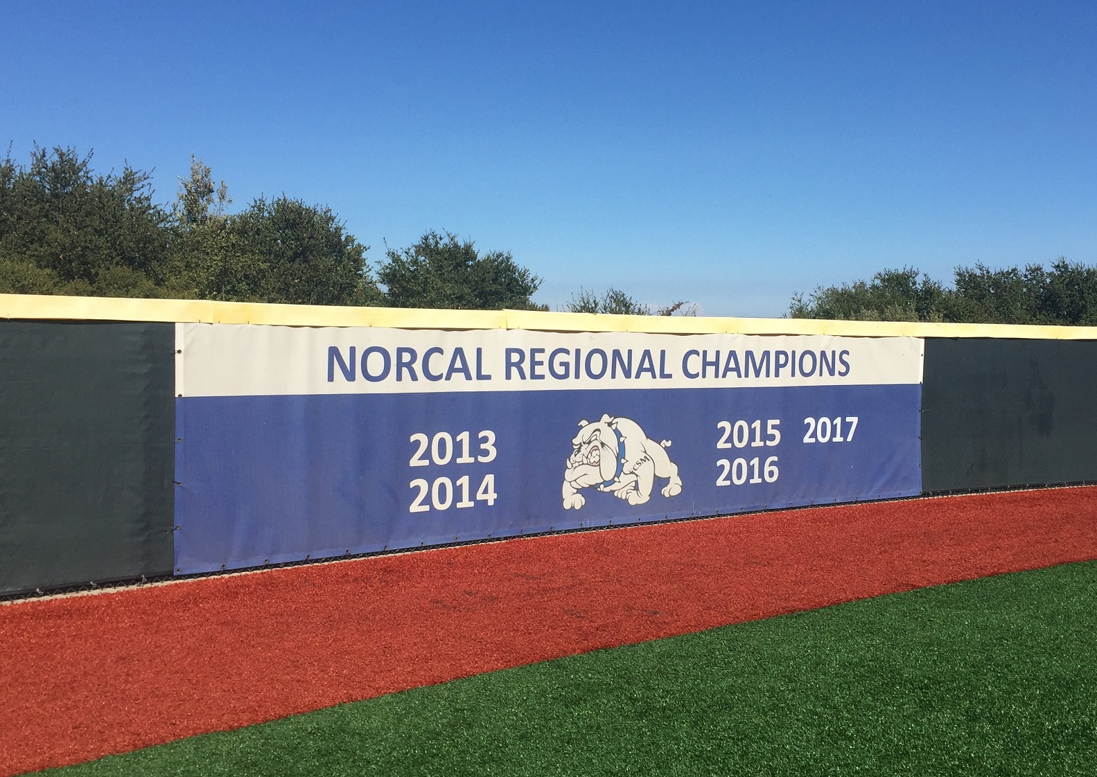 outfield banner