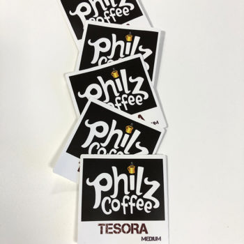Philz coffee stickers