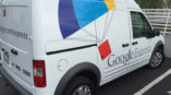 Google express wrapped van