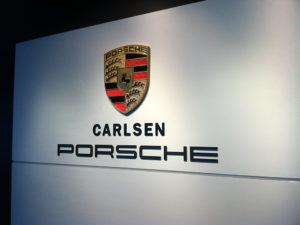 Carlsen Porsche wall sign