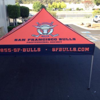 San Francisco Bulls tent