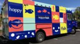 Happy Fish food truck wrap