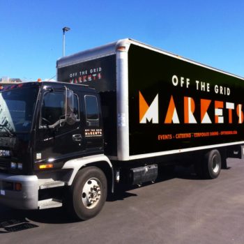 Off the Grid Markets truck wrap