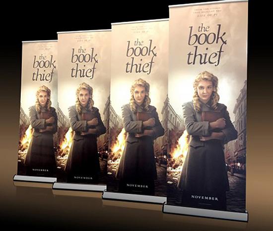 The book thief retractable banner stands