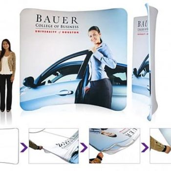 Bauer College of Business pop up display