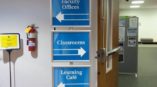 College directional signage
