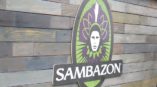 Sambazon logo outdoor sign