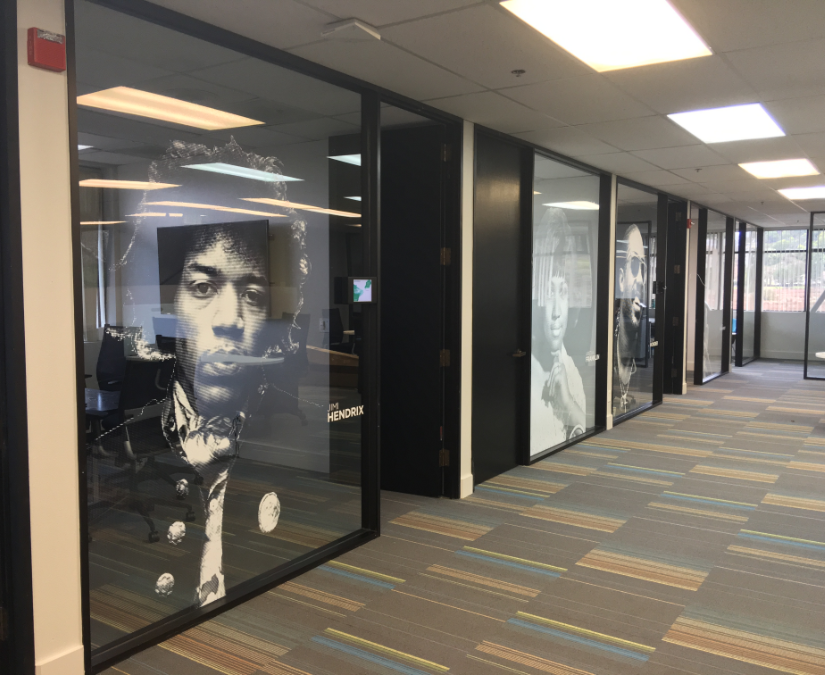 Jimi Hendrix window graphics