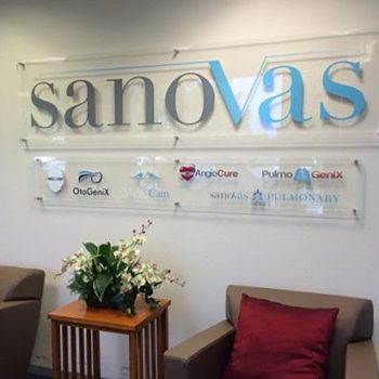 sanovas logo signage