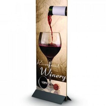 Riverfront Winery retractable banner stand