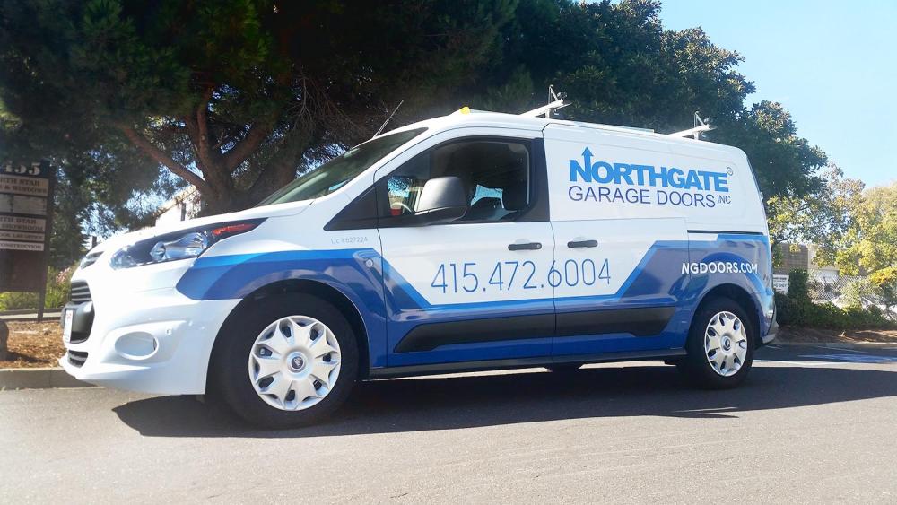 Northgate Garage Doors vehicle wrap