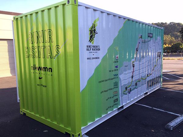 Shipping container wrap