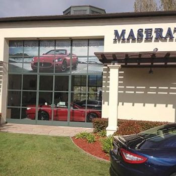 Maserati window graphics