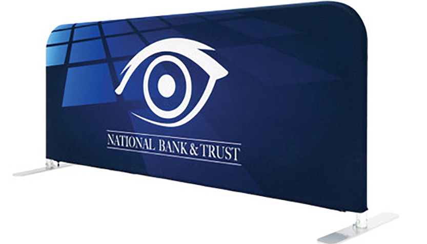 National Bank & Trust fabric banner