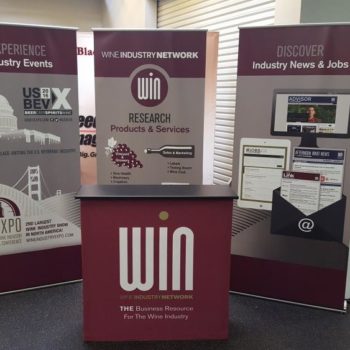 Wine Industry Network trade show display