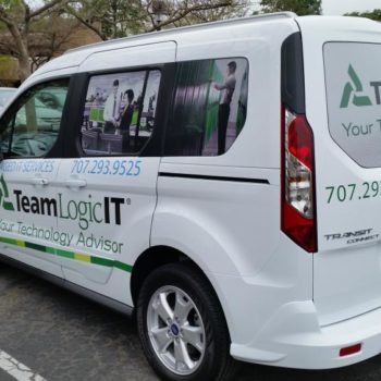 TeamLogicIT van vehicle wrap
