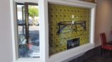 Large window graphic in optometry office