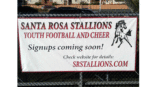 Santa Rosa Stallions sports signups banner