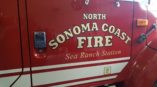Sonoma Coast Fire truck decal