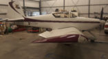 Plane wrap in hangar