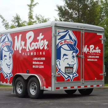 Vehicle Wrap Red Vinyl Trailer Wrap Custom Printing Vinyl Car Wraps in Sarasota Florida with Speed Pro Imaging