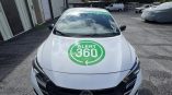 Branded commercial vehicle wrap for Alert 360 featuring custom printed graphics designed to create a professional and highly visible mobile advertising presence.