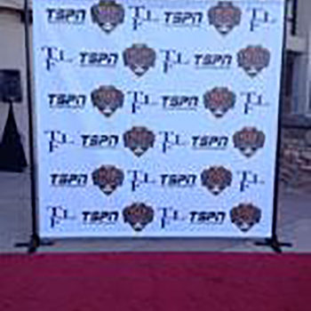 TSPN step and repeat banner