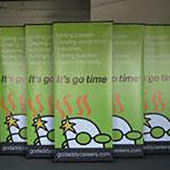 GoDaddy retractable banners